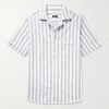 Glanshirt Camp-Collar Striped Cotton Oxford Shirt Glanshirt Camp-Collar Striped Cotton Oxford Shirt