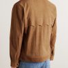 Perforated Suede Blouson Jacket - BK