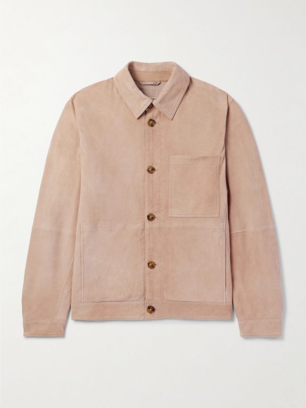 Suede Shirt Jacket