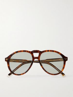 Valkyrie Aviator-Style Tortoiseshell Acetate Sunglasses