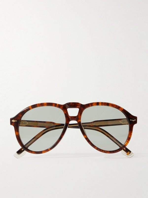 Valkyrie Aviator-Style Tortoiseshell Acetate Sunglasses