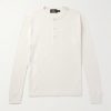 Slim-Fit Waffle-Knit Cotton Henley T-Shirt Slim-Fit Waffle-Knit Cotton Henley T-Shirt