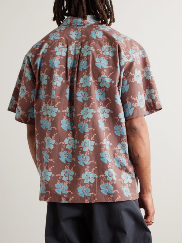 Coch Floral-Print Organic Cotton Shirt - BK Coch Floral-Print Organic Cotton Shirt - BK