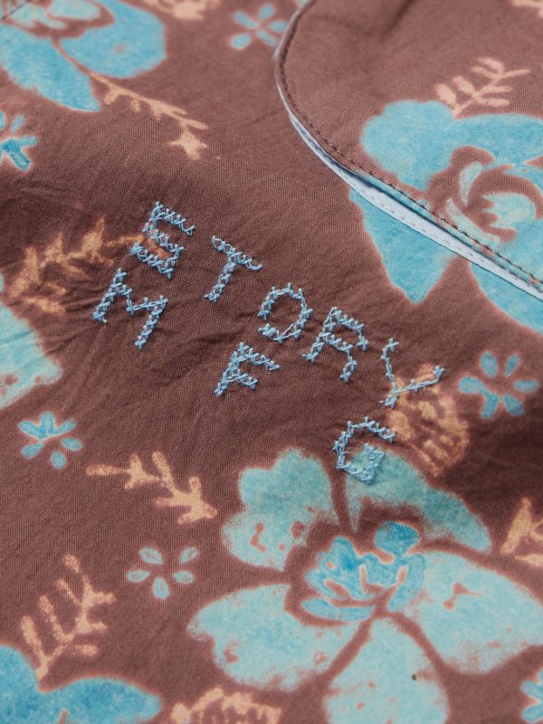 Coch Floral-Print Organic Cotton Shirt - E1 Coch Floral-Print Organic Cotton Shirt - E1