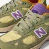 993 Leather-Trimmed Mesh and Suede Sneakers - CU