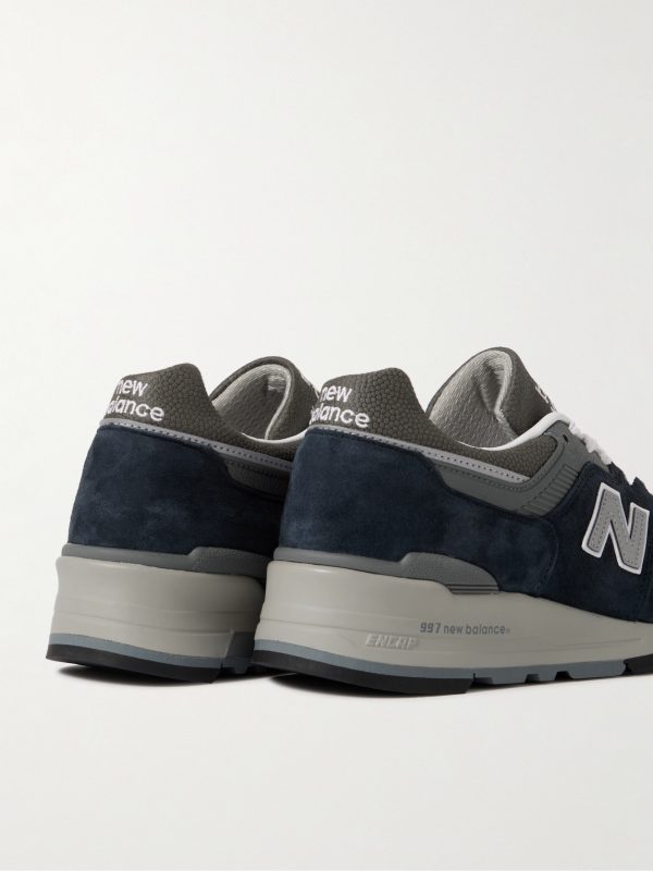 MiUS 997 Suede, Mesh and Leather Sneakers - BK MiUS 997 Suede, Mesh and Leather Sneakers - BK