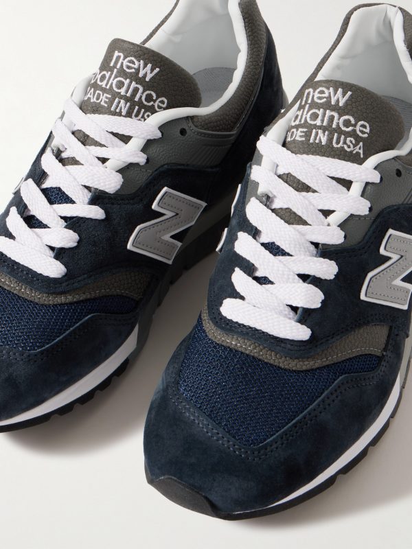 MiUS 997 Suede, Mesh and Leather Sneakers - CU MiUS 997 Suede, Mesh and Leather Sneakers - CU