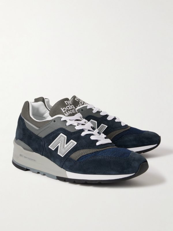 MiUS 997 Suede, Mesh and Leather Sneakers - FR MiUS 997 Suede, Mesh and Leather Sneakers - FR