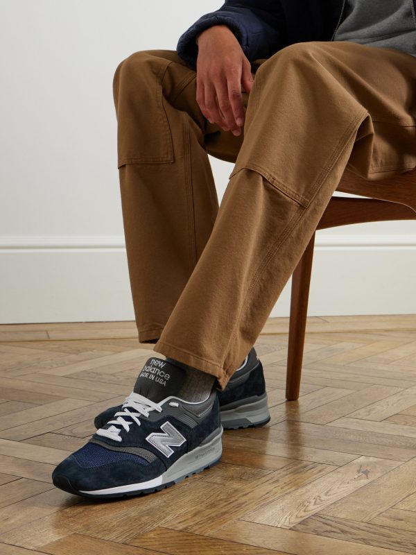 MiUS 997 Suede, Mesh and Leather Sneakers - OU MiUS 997 Suede, Mesh and Leather Sneakers - OU