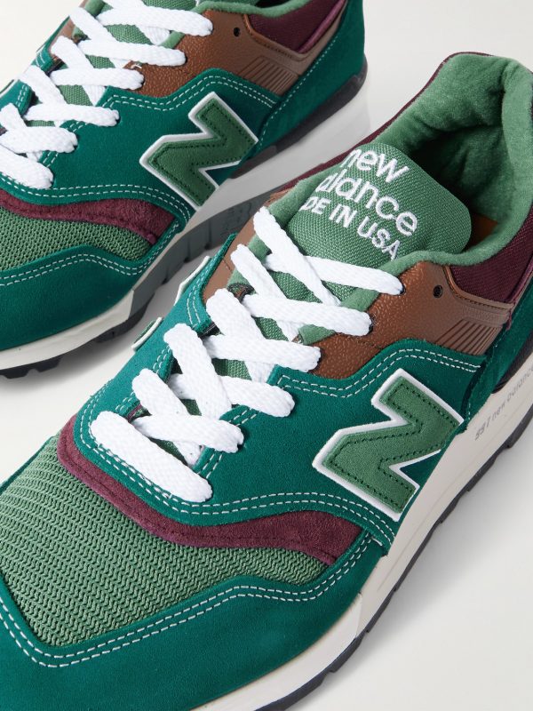 MiUS 997 Rubber-Trimmed Suede and Mesh Sneakers - CU MiUS 997 Rubber-Trimmed Suede and Mesh Sneakers - CU