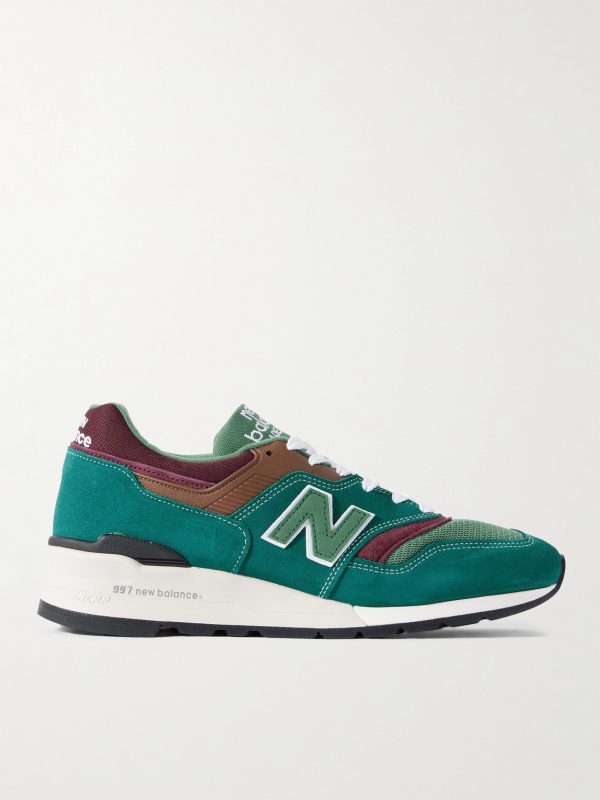 MiUS 997 Rubber-Trimmed Suede and Mesh Sneakers MiUS 997 Rubber-Trimmed Suede and Mesh Sneakers