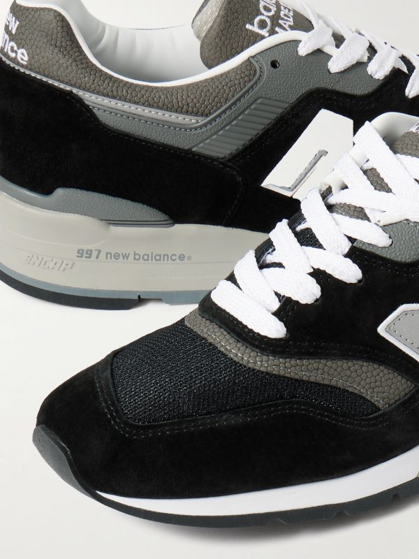 MiUS 997 Suede, Mesh and Leather Sneakers - CU MiUS 997 Suede, Mesh and Leather Sneakers - CU
