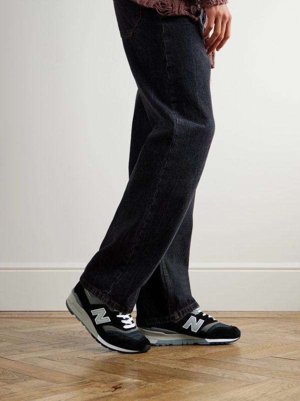 MiUS 997 Suede, Mesh and Leather Sneakers - OU MiUS 997 Suede, Mesh and Leather Sneakers - OU