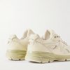 MiUS 990v4 Rubber and Mesh-Trimmed Full-Grain Leather Sneakers - BK