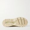 MiUS 990v4 Rubber and Mesh-Trimmed Full-Grain Leather Sneakers - E1