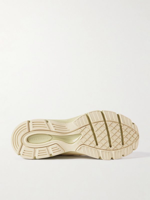 MiUS 990v4 Rubber and Mesh-Trimmed Full-Grain Leather Sneakers - E1