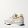 MiUS 997 Rubber-Trimmed Suede and Mesh Sneakers - BK