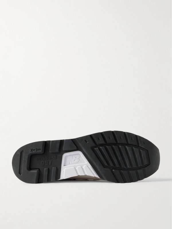 MiUS 997 Rubber-Trimmed Suede and Mesh Sneakers - E1