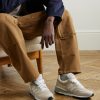MiUS 997 Rubber-Trimmed Suede and Mesh Sneakers - OU