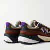 990v6 Leather-Trimmed Suede and Mesh Sneakers - BK