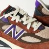 990v6 Leather-Trimmed Suede and Mesh Sneakers - CU