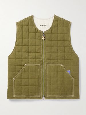 Saturn Patchwork Organic Cotton Gilet Saturn Patchwork Organic Cotton Gilet