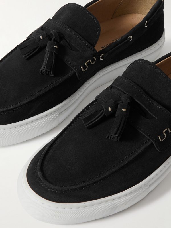 Monta Tasselled Suede Boat Shoes - CU