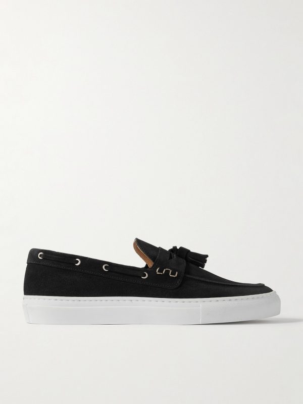 Monta Tasselled Suede Boat Shoes