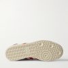 + Pharrell Williams Humanrace Samba Suede-Trimmed Leather Sneakers - E1 + Pharrell Williams Humanrace Samba Suede-Trimmed Leather Sneakers - E1
