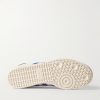 + Pharrell Williams Humanrace Samba Suede-Trimmed Leather Sneakers - E1 + Pharrell Williams Humanrace Samba Suede-Trimmed Leather Sneakers - E1