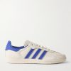 + Pharrell Williams Humanrace Samba Suede-Trimmed Leather Sneakers + Pharrell Williams Humanrace Samba Suede-Trimmed Leather Sneakers