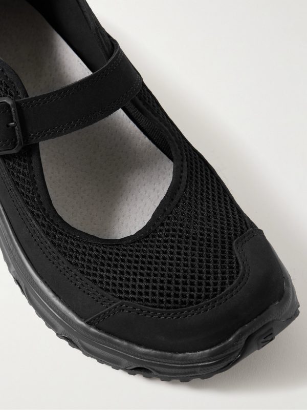 Marie-Jeanne Nubuck-Trimmed Mesh Sneakers - CU