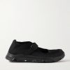 Marie-Jeanne Nubuck-Trimmed Mesh Sneakers