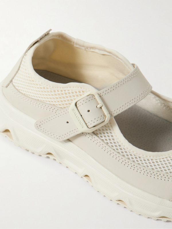 Marie-Jeanne Nubuck-Trimmed Mesh Sneakers - CU