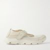 Marie-Jeanne Nubuck-Trimmed Mesh Sneakers