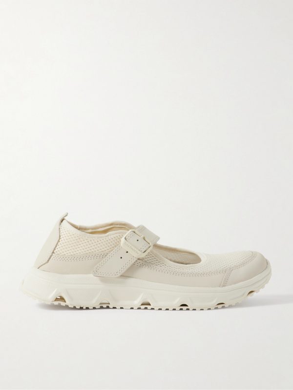 Marie-Jeanne Nubuck-Trimmed Mesh Sneakers