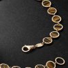 Gold Tiger's Eye Bracelet - BK Gold Tiger's Eye Bracelet - BK