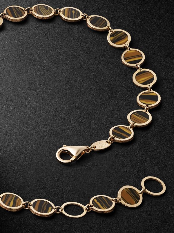 Gold Tiger's Eye Bracelet - BK Gold Tiger's Eye Bracelet - BK