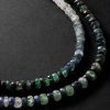 Gold, Emerald and Sapphire Beaded Necklace - CU Gold, Emerald and Sapphire Beaded Necklace - CU