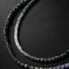 Gold, Emerald and Sapphire Beaded Necklace Gold, Emerald and Sapphire Beaded Necklace
