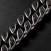 Sterling Silver Diamond Chain Bracelet - CU