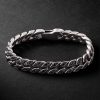 Sterling Silver Diamond Chain Bracelet