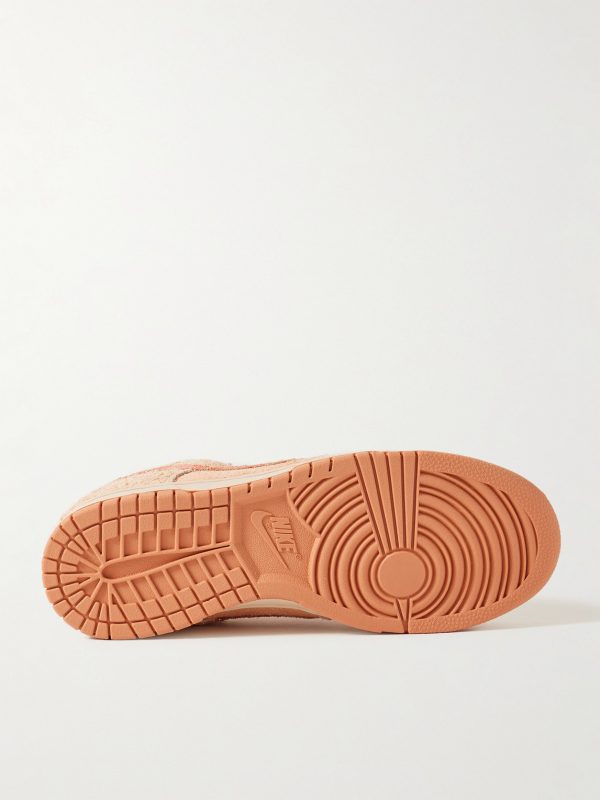 Dunk Low Brushed-Suede Sneakers - E1 Dunk Low Brushed-Suede Sneakers - E1