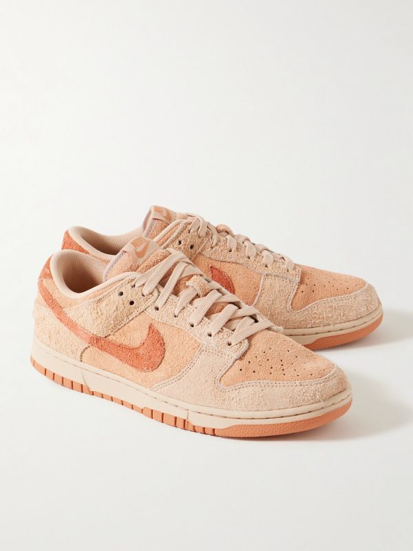 Dunk Low Brushed-Suede Sneakers - FR Dunk Low Brushed-Suede Sneakers - FR