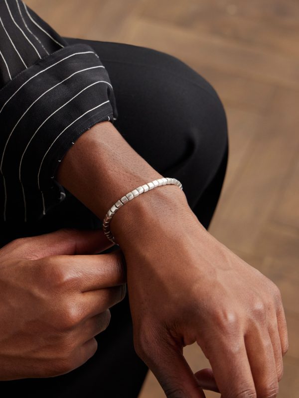 Spiritual Bead Sterling Silver Bracelet - FR Spiritual Bead Sterling Silver Bracelet - FR