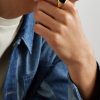 Streamline® 18-Karat Gold Onyx Signet Ring - FR