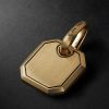 Roman Brushed 18-Karat Gold Pendant