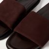 Tom Padded Suede Sandals - CU