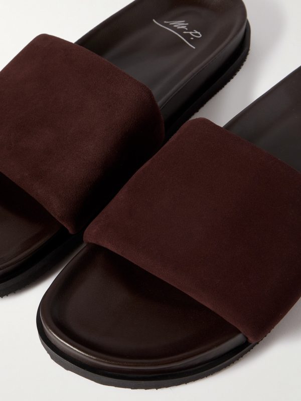 Tom Padded Suede Sandals - CU