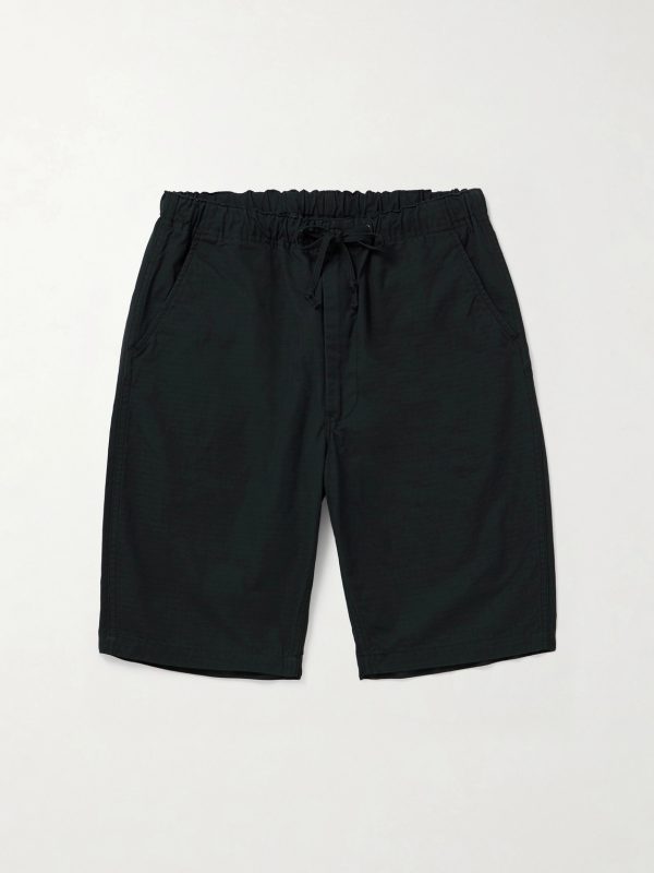 New Yorker Straight-Leg Cotton-Ripstop Drawstring Shorts New Yorker Straight-Leg Cotton-Ripstop Drawstring Shorts